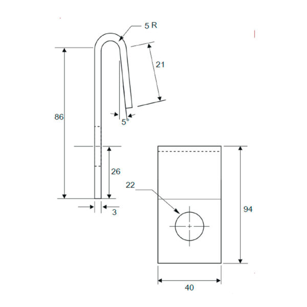 PLANCHA DE COBRE - TIPO "J"