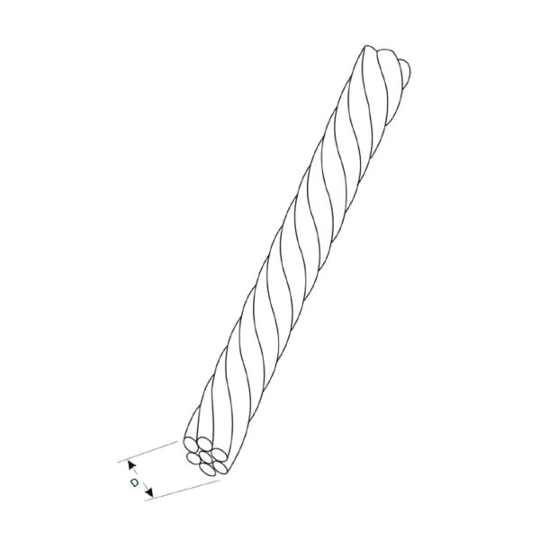 CABLE DE A° G° PARA RETENIDA